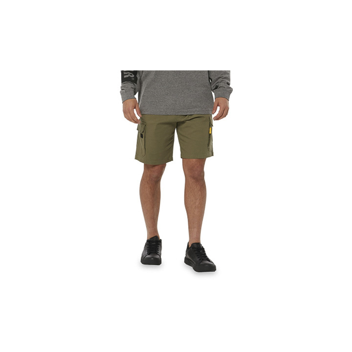 Caterpillar Clothing Islamabad - Caterpillar Foundation Cargo Mens Shorts Green (486257-IQK)